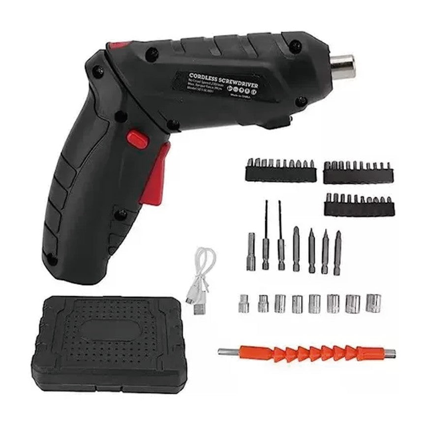 JUEGO DE DESTORNILLADOR ELÉCTRICO DOBLE FUNCION