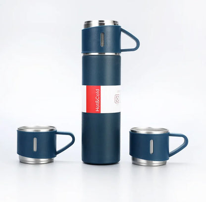 NUEVO SET DE TERMO + 3 TAZAS DE 500 ML