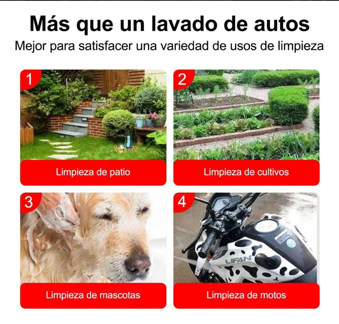 LAVA TODO LO QUE QUIERAS Y DONDE QUIERAS CON LA SUPER HIDROLAVADORA PORTATIL  HYDROFORCE ONE