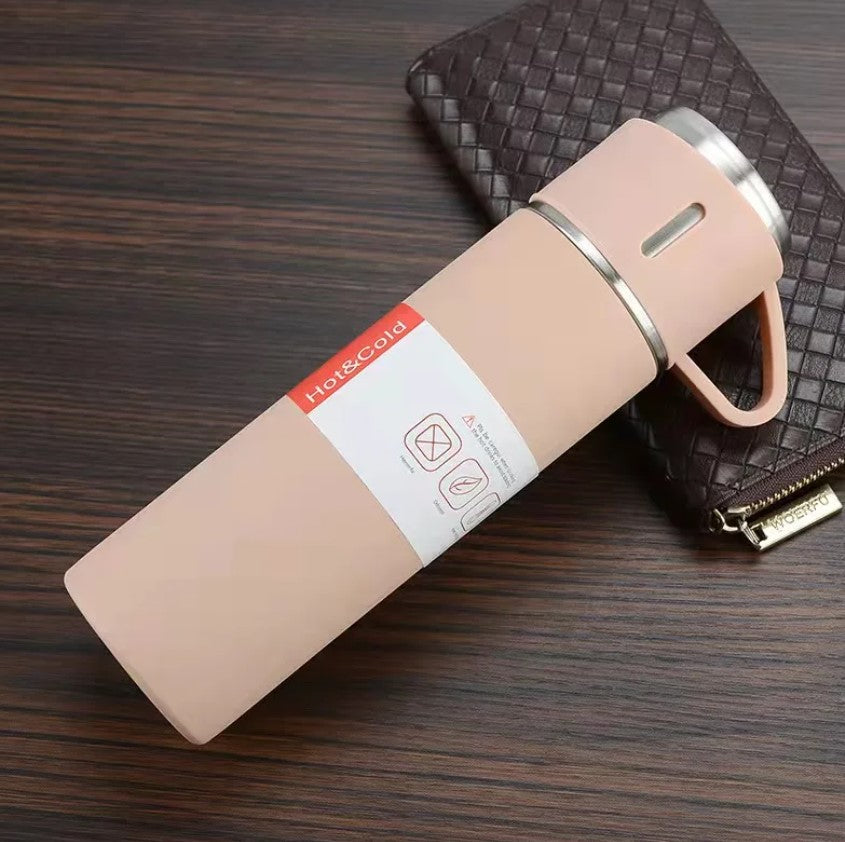 NUEVO SET DE TERMO + 3 TAZAS DE 500 ML