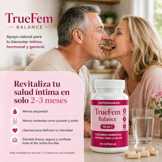 TRUE FEM BALANCE (Probiótico Vaginal y Colágeno)