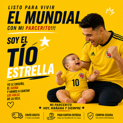 Body Bebé Selección Colombia | Pack de 3 unidades